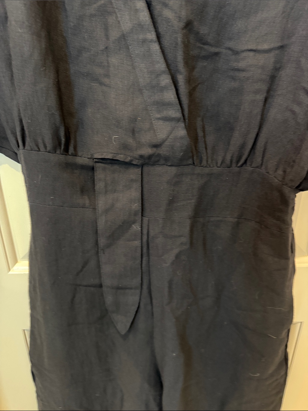Modern Citizen Black Jumpsuit With V-Neck Elastic Fall Work Wear Staple Classy — image 4 of 6